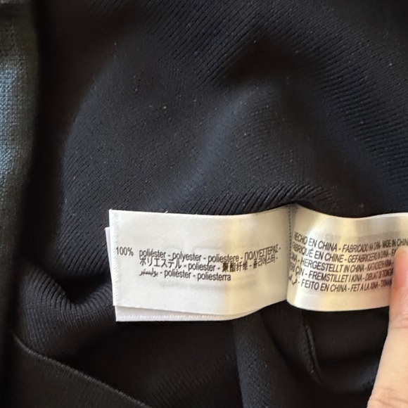 Zara Long Black Strapless Bodycon Dress - Picture 5 of 5